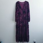 Baltic Born Liana Velvet Embossed Maxi Dress New Without Tags Photo 2