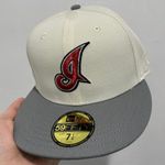 New Era Cap Hat club Cleveland Indians jacobs field size 7 1/4 new era fitted brand new  Photo 2
