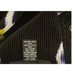 Alfani  Women's Black Blue White Yellow Long Bell Sleeve Ribbed Dress Size XL Photo 3