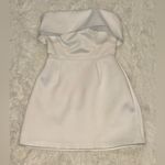 NEW Nadine Merabi Heather strapless mini white dress sz 2 Photo 4