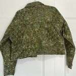 Wild Fable Green Floral Jean Jacket Photo 3