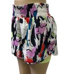 Avia Running Shorts with Bike Liner Multicolor Scribble Print Womens Large Photo 4