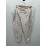 Disney  Womens Aladdin Stirrup Leggings Size 3X Cream and Gold Workout Stretch Photo 1