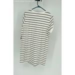 Lulus  Black Cream Women's Cafe Society Striped T-Shirt Dress - Size‎ Large Photo 4