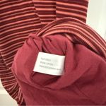 Marine layer  Medium Lexi Rib Daytime Midi Dress in Ruby Wine Multi Stripe Photo 5