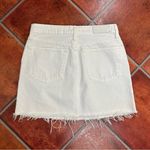 Re/Done Originals 90s Mini Skirt in White Size 4 Photo 6