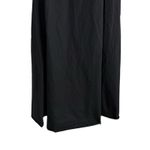 ZARA  Black Square Neck Empire A-Line Poplin Sleeveless Maxi Dress Size XS Photo 4