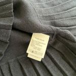 Paule Ka Navy Blue Wool Pleated Button Front Belted Cardigan Sweater Size XL Photo 7