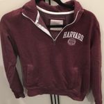 Harvard Campus Store Half zip sweatshirt small Red Photo 0