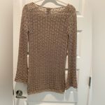 Cache  Beige Tan Brown Sweater Large Photo 3