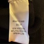 Fate Black Pearl Embellished Mock Neck Sweater Size Small/Medium Classic Pearl Photo 4