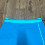 Lands' End Lands Ends Womens Solid Blue Faux Wrap Skort Attached Shorts Skirt Size Medium Photo 8