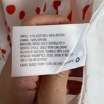 Rixo x Target White Red Polka Dot Print Ruffled Wrap Mini Dress Size M Size M Photo 6