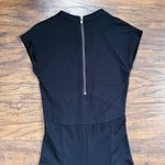 Y.A.S. • Cisley V Neck A Line Dress black cap sleeve lbd fit & flare ASOS Photo 12