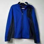 Spyder  Men's Bandit Full Zipper Blue Jacket Small Photo 0