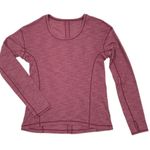 Lululemon Sweat Embrace Tee Women Sz 8 Long Sleeve Athletic Sporty Outdoor Y2K Photo 6