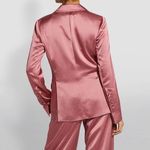 Paige Denim Rose Satin Blazer Photo 5