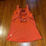 Lululemon  coral active tank with sport bra size 8 Photo 2