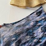 Planet Blue swim Cover Up flowy dress ONE SIZE Cold Shoulder blue purple Photo 11