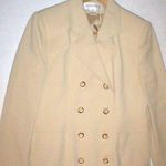 Jones New York Nice Womens 10 Blazer Jacket Office Vintage Beige 8 buttons Khaki Photo 0