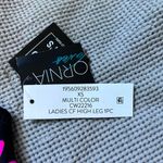 California Waves NWT  Juniors Black Gerber Daisy Knotted Cutout One-Piece Size XS Photo 3