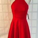 Lulus Lulu’s NWT Hometown Girl Red Lace Skater Dress size small Photo 3