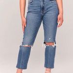 Abercrombie & Fitch The Ankle Straight Ultra High Rise Jeans Size 26 Photo 2