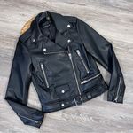 ZARA ‎ faux leather Moto jacket black Photo 1