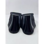 Aeropostale Aerosoles Women's Black Patent‎ Slip On Square Toe Heels Chain Design Size 7 1/2 Photo 5