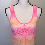 Candie's Candie’s neon pink orange bow Beck Sleeveless Tank Top Photo 1