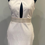 Source Unknown Elegant White Halter Dress with cutout detail small Photo 0