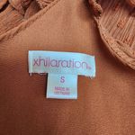 Xhilaration Orange Ruffle Strap Tank Top (S) Photo 4