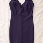 Windsor dark blue plunge bodycon cocktail dress Photo 3