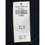 Abercrombie & Fitch NWT  Black Ribbed Knit Scoop Neck Cap Sleeve Mini Dress Sz XS Photo 6