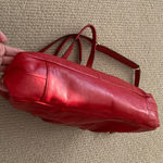 Coach Cherry Red Two Way Bag Hobo Satchel Large L1280-F19243 Purse Photo 10