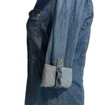 American Eagle  American Blue Premium Denim 100% Cotton long sleeve top EUC - S Photo 2