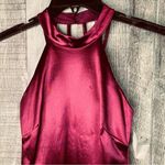 Crystal Doll Crystal Dolls Sz 3 Jr Burgundy Lined Sleeveless Halter Short Party Dress… Photo 7
