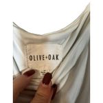 Olive and Oak White Black Smeared Smokey Sleeveless Cropped Tank Top Women Sz S Photo 5