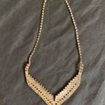 Y2K Silver Rhinestone V Necklace Statement Choker Adjustable Photo 6