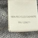 NAKEDCASHMERE Women's Gray 100% Cashmere Crewneck Pullover Sweater Top Size L Size L Photo 3