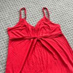 Max Studio  Coral Red Tank and cropped bottom pajama Set-XS Photo 1
