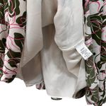 Parker  Soft White Floral Botanical Print Lined Green Pink Skirt Size NWT Size 2 Photo 6