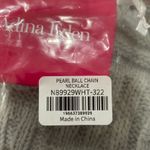 Anthropologie Adina Eden Pearl Ball Chain Necklace Photo 5