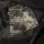 Karen Millen Moto Zip Through Collared Jersey Jacket Black Size 10 NEW Photo 10