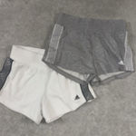 Adidas sweatshorts logo white gray medium lot side logo women Photo 0