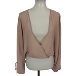 Topshop  10 Pink Blouse Long Sleeve Y2K Workwear Officewear Feminine Chic Photo 1