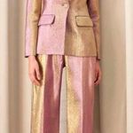 Amanda Uprichard Purple Haze Metallic Aldridge Blazer & Lucette Pants Suit Photo 0