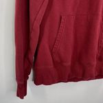 The North Face Burgundy Long Sleeve Pullover Drawcord Hoodie Sweatshirt Womens M Photo 3