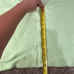 Elodie  Green Waffle Knit Crop Top Photo 5