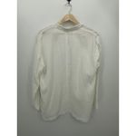 Eileen Fisher Womens White Gauze Open Front Cardigan Size XS Organic Cotton Photo 1